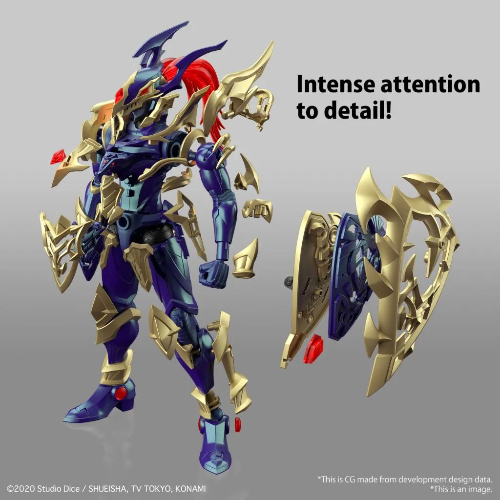 YU-GI-OH! - Figure-rise Standard Ampl. Black Luster Soldier -Model Kit